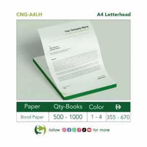 A4 Letterhead (Bond Paper)